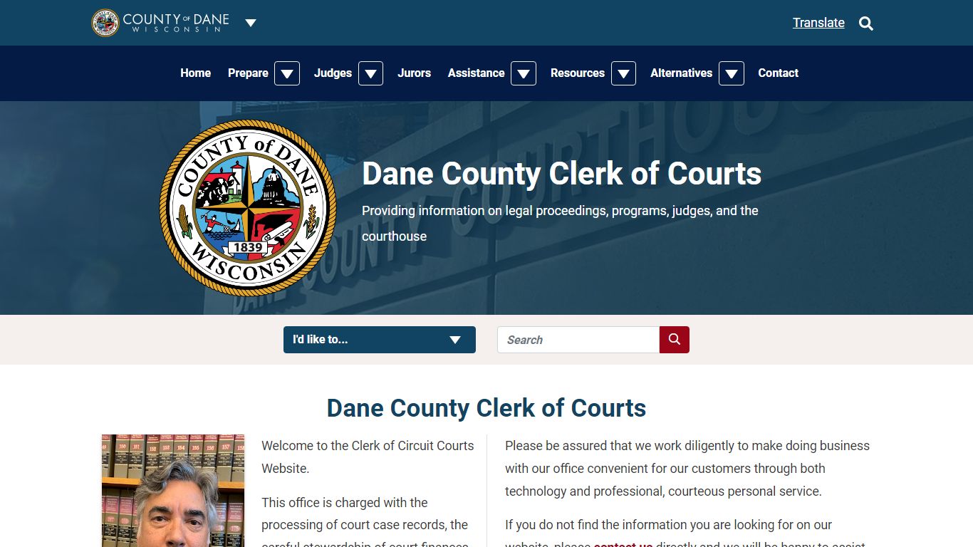 Home Page | Dane County Clerk of Courts